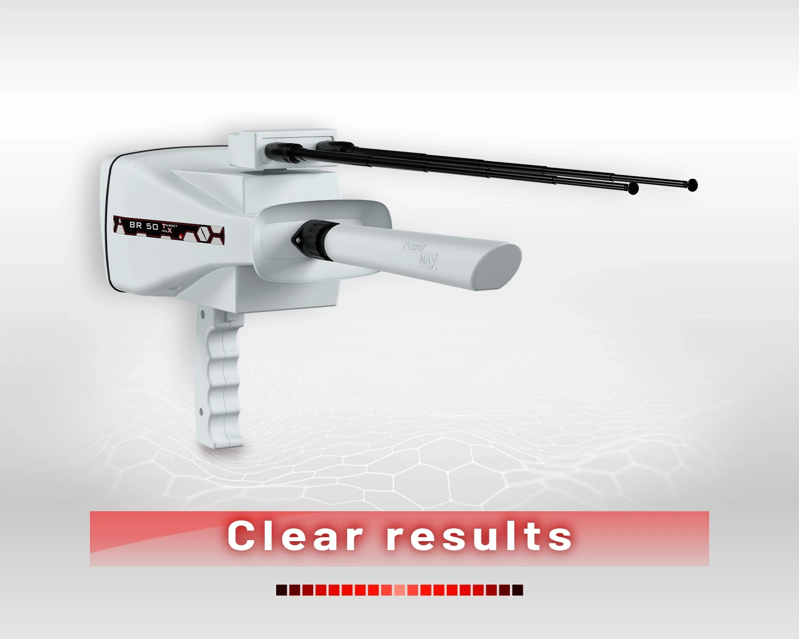 BR50 detector by BR Systems providing clear detection results and accurate target identification.