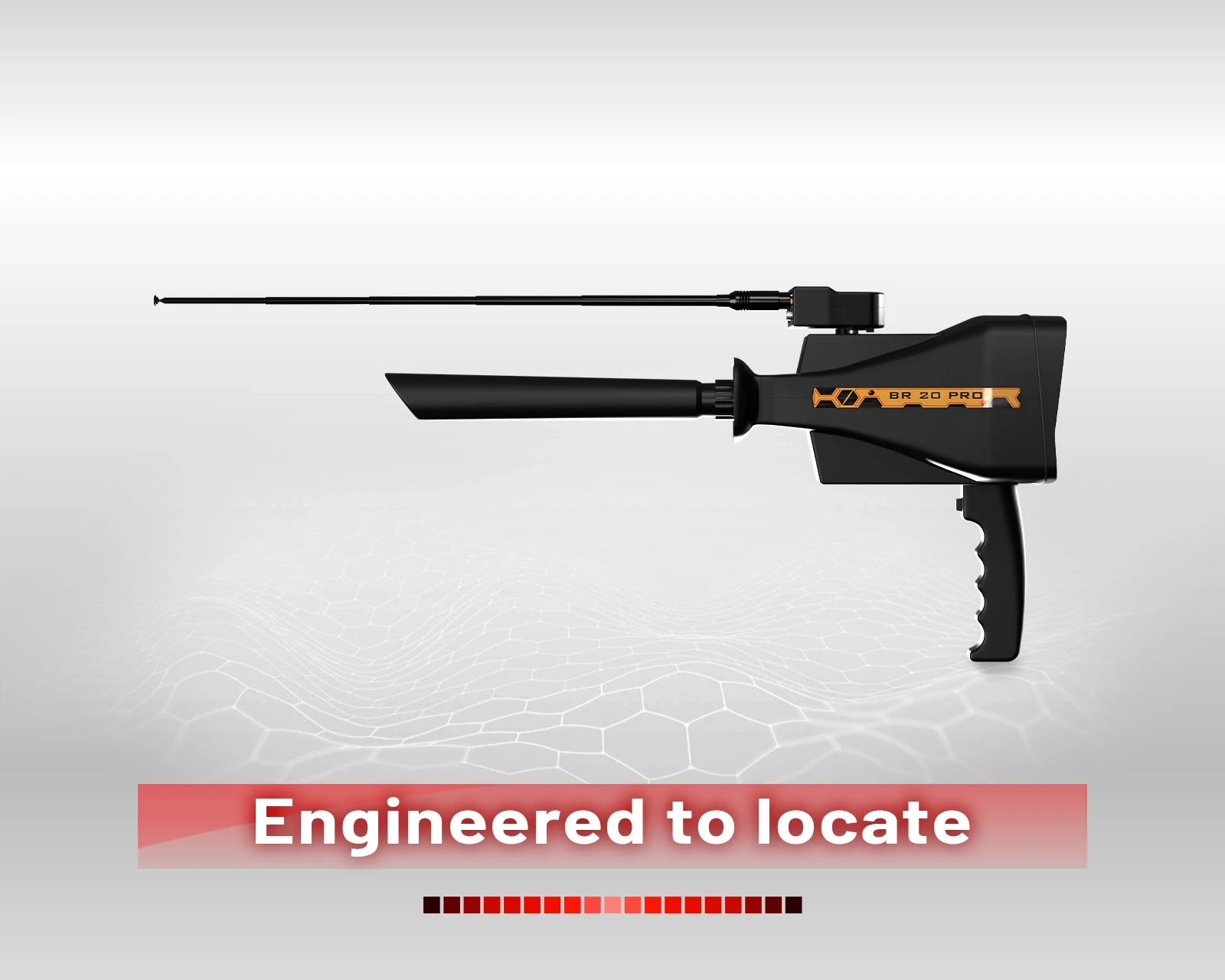 BR20 Pro Detector engineered for precise gold and metal detection