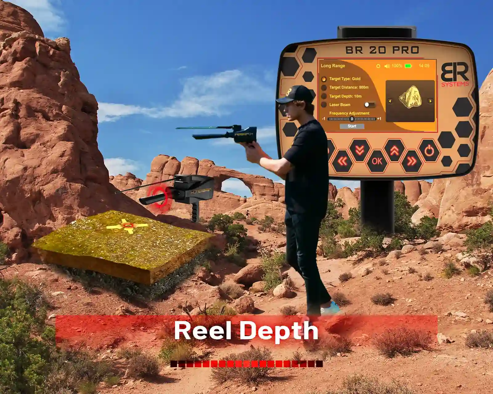 BR20 Detector by BR Systems with real depth detection technology