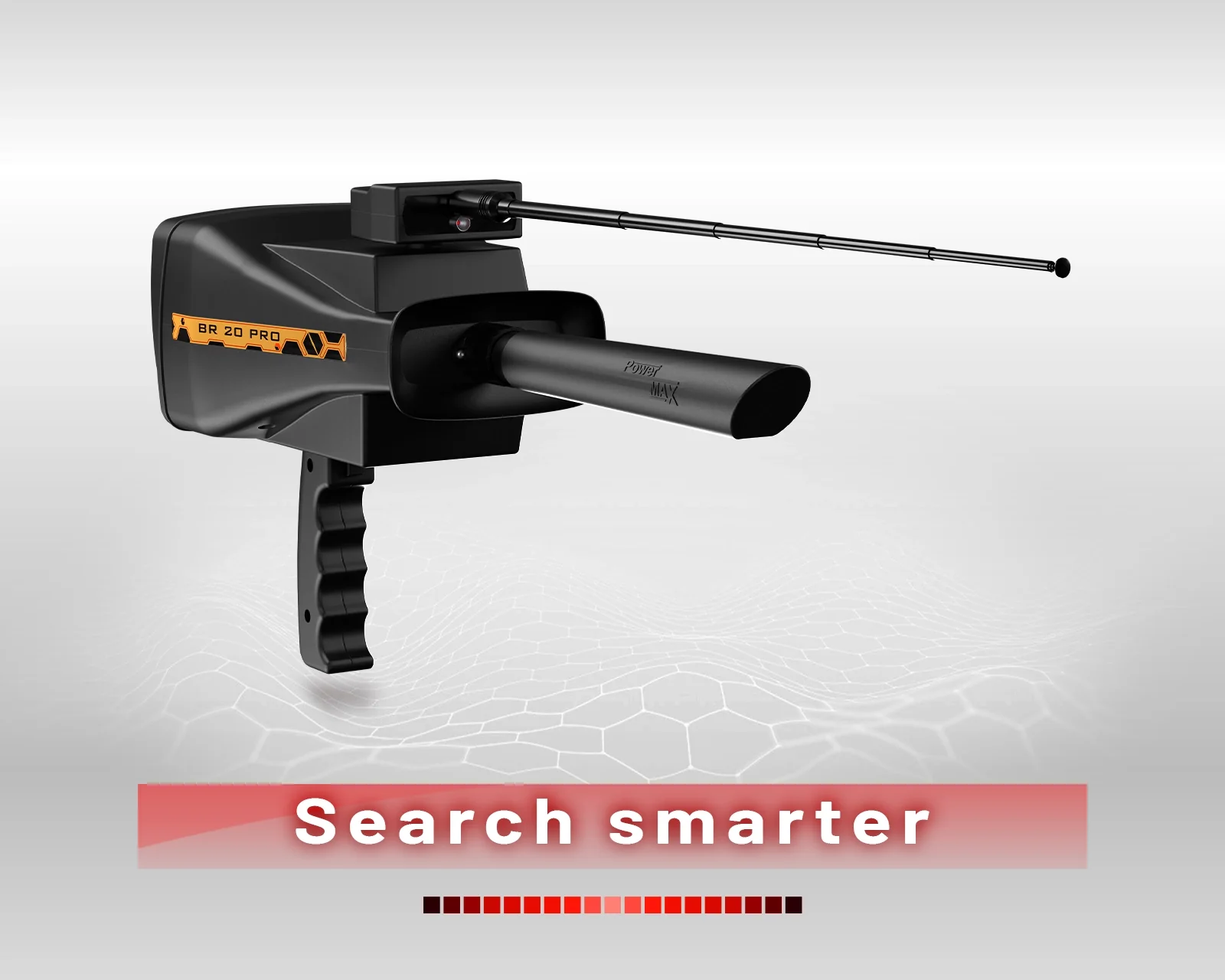 BR20 Detector with advanced detection technology for smart treasure searching