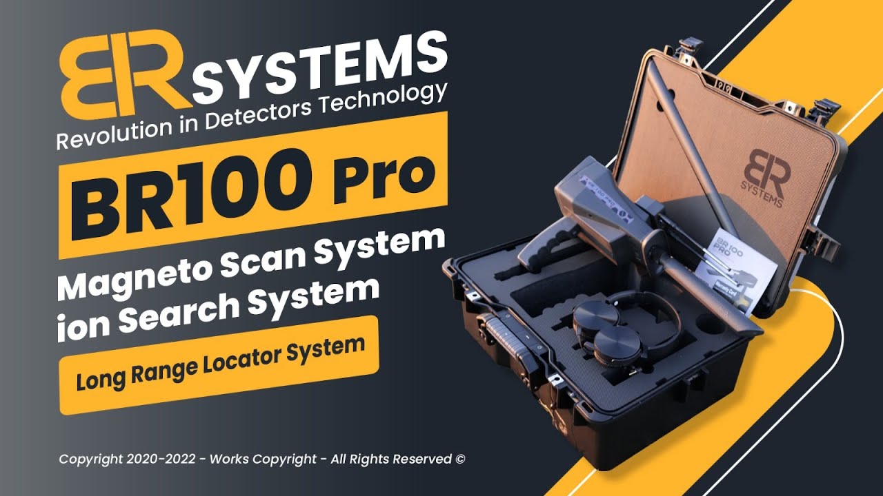 BR100 PRO Gold Metal Detector
