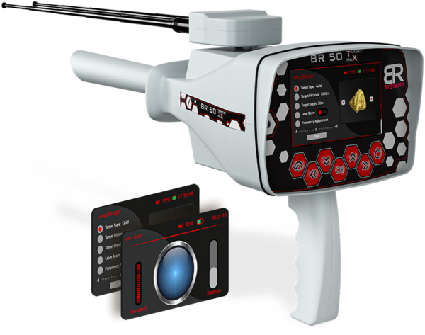 BR 50 Target Max metal detector for gold