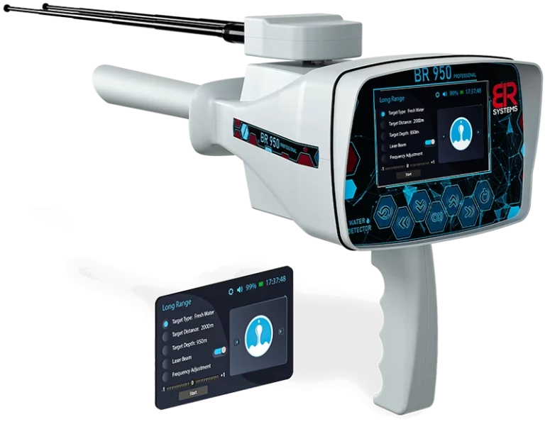 BR950 long range underground water detector featuring advanced groundwater detection technology for locating water sources.