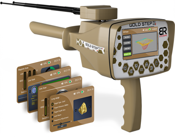 Gold Step Pro Max metal gold detector